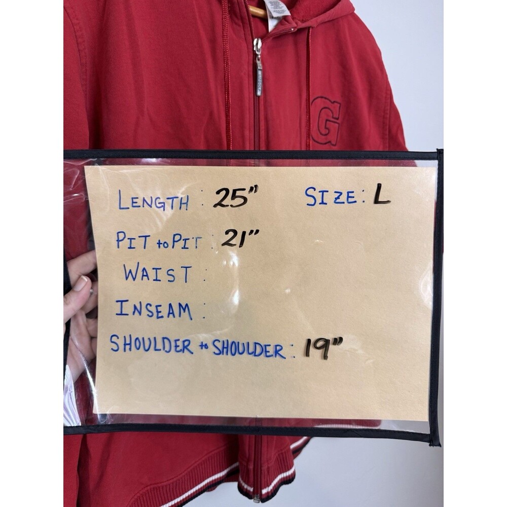 LIZ GOLF Womens Large Full Zip Hoodie Embroidered Golfcore Quiet Luxury - Picture 11 of 12